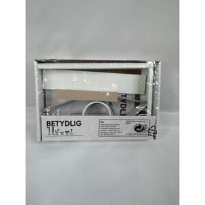 IKEA Betydlig White Curtain Rod Bracket Holder 302.198.89